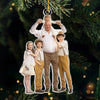 Custom Photo Love You Almost As Much As I Love Christmas Cookies - Family Personalized Custom Ornament - Acrylic Custom Shaped - Christmas Gift For Grandma, Grandpa