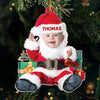 Custom Photo We Traded Silent Nights For This Bundle Of Joy - Family Personalized Custom Ornament - Acrylic Custom Shaped - Christmas Gift For Baby Kids, Newborn Baby