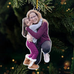 Custom Photo A Grandmother's Love Is Forever And Always - Family Personalized Custom Ornament - Acrylic Custom Shaped - Christmas Gift For Grandma