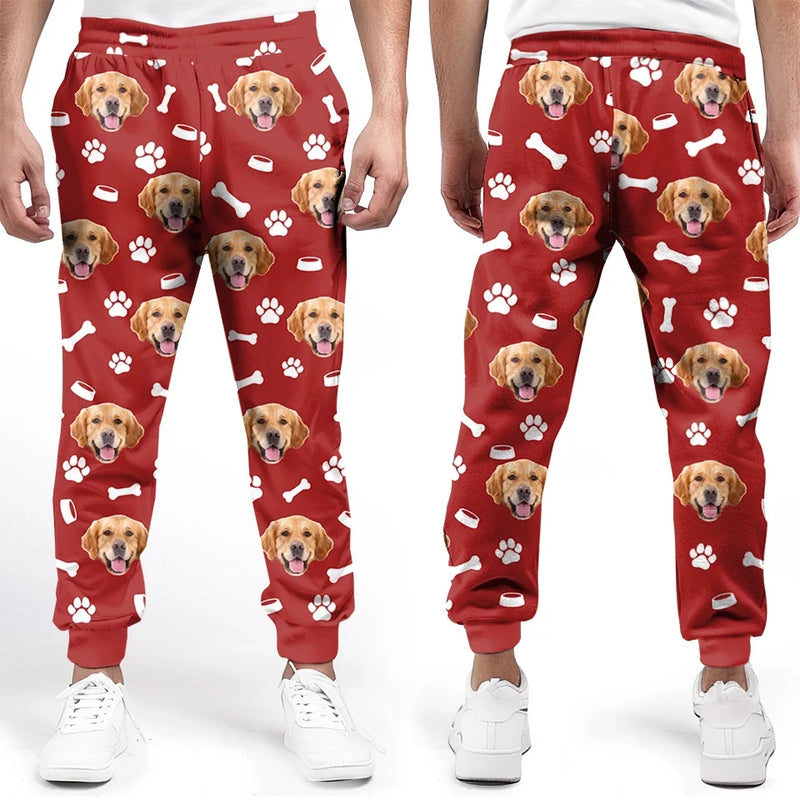 Custom Photo Fur And Joy All Season Long - Dog & Cat Personalized Custom Unisex Sweatpants - Christmas Gift For Pet Owners, Pet Lovers
