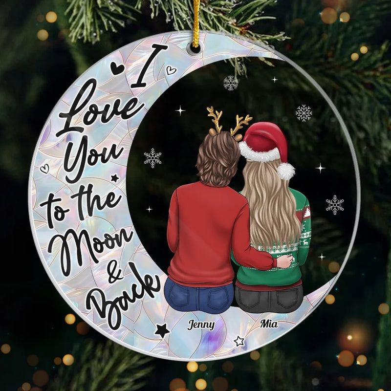 There Is No Greater Gift Than Sisters - Bestie Personalized Custom Ornament - Acrylic Custom Shaped - Christmas Gift For Best Friends, BFF, Sisters
