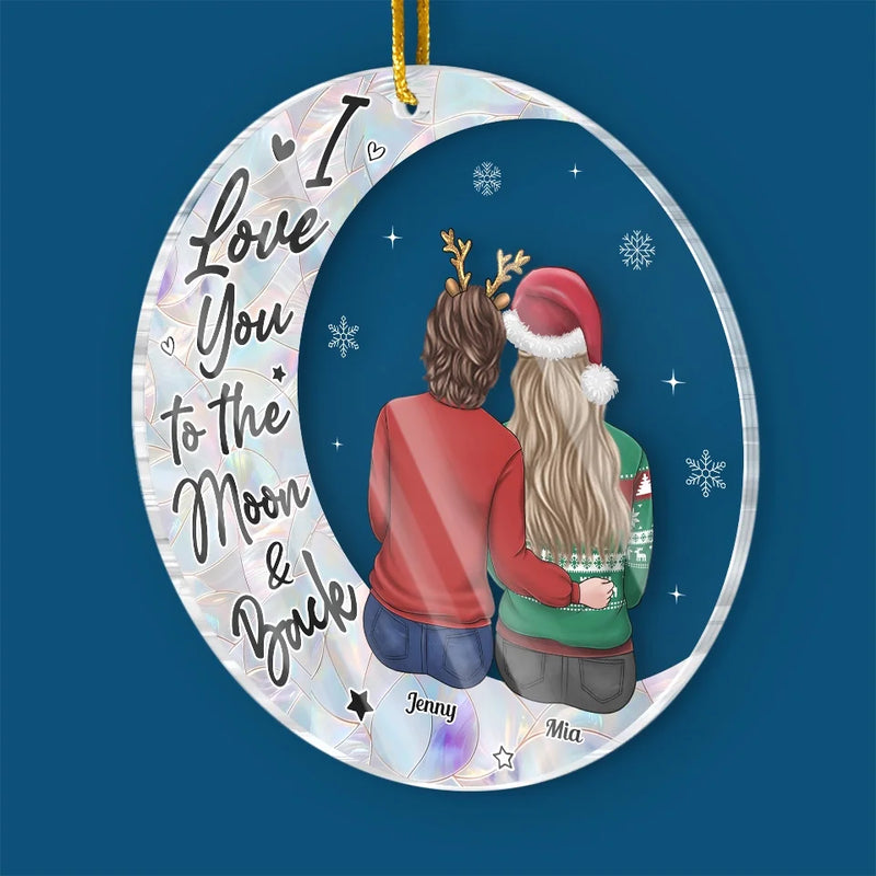 There Is No Greater Gift Than Sisters - Bestie Personalized Custom Ornament - Acrylic Custom Shaped - Christmas Gift For Best Friends, BFF, Sisters