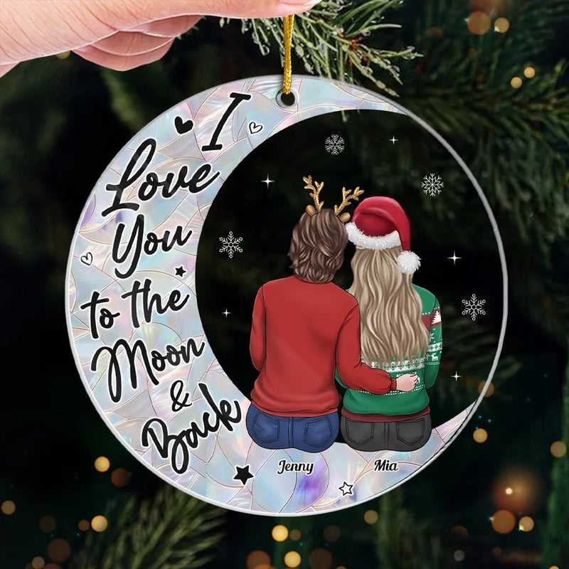 There Is No Greater Gift Than Sisters - Bestie Personalized Custom Ornament - Acrylic Custom Shaped - Christmas Gift For Best Friends, BFF, Sisters