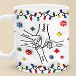 Christmas Is The Day That Holds All Time Together - Family Personalized Custom 3D Inflated Effect Printed Mug - Christmas Gift For Gift For Mom, Grandma
