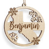 Keep Calm And Jingle All The Way - Family Personalized Custom Ornament - Wood Custom Shaped - Christmas Gift For Family Members