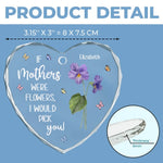 Grandmother Opens Up A New World Of Change - Family Personalized Custom Heart Glass Ornament - Christmas Gift For Mom, Grandma