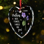 Grandmother Opens Up A New World Of Change - Family Personalized Custom Heart Glass Ornament - Christmas Gift For Mom, Grandma