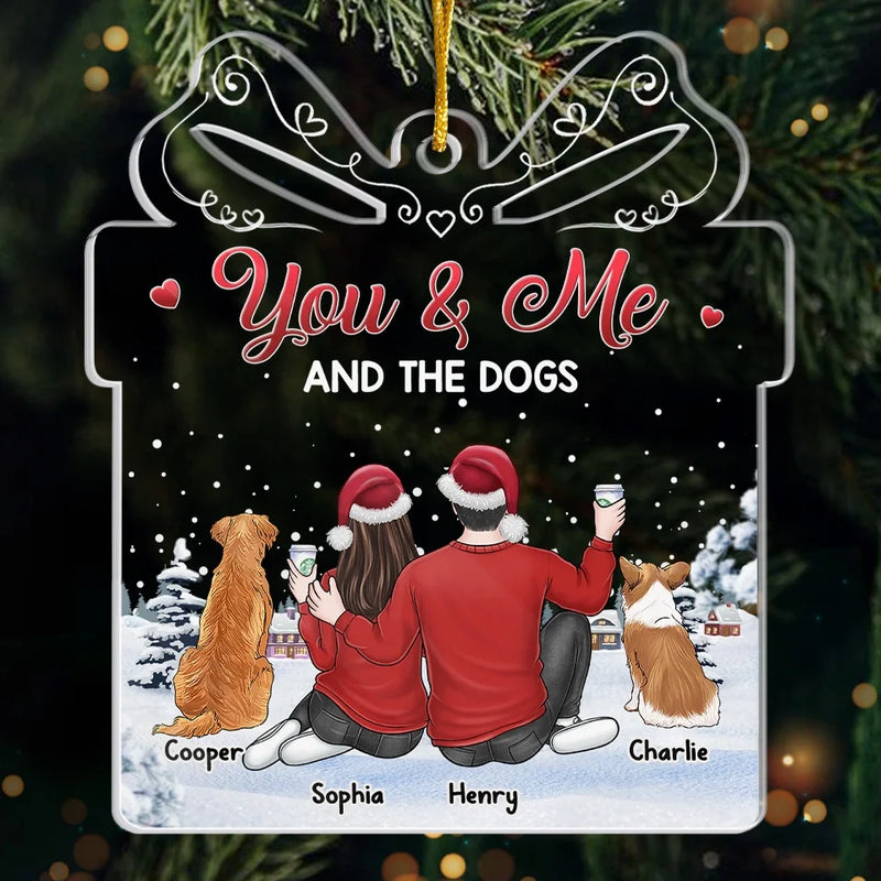 My Family Is Like Having Christmas Every Day - Dog & Cat Personalized Custom Ornament - Acrylic Custom Shaped - Christmas Gift For Husband Wife, Pet Owners, Pet Lovers