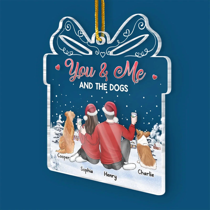 My Family Is Like Having Christmas Every Day - Dog & Cat Personalized Custom Ornament - Acrylic Custom Shaped - Christmas Gift For Husband Wife, Pet Owners, Pet Lovers