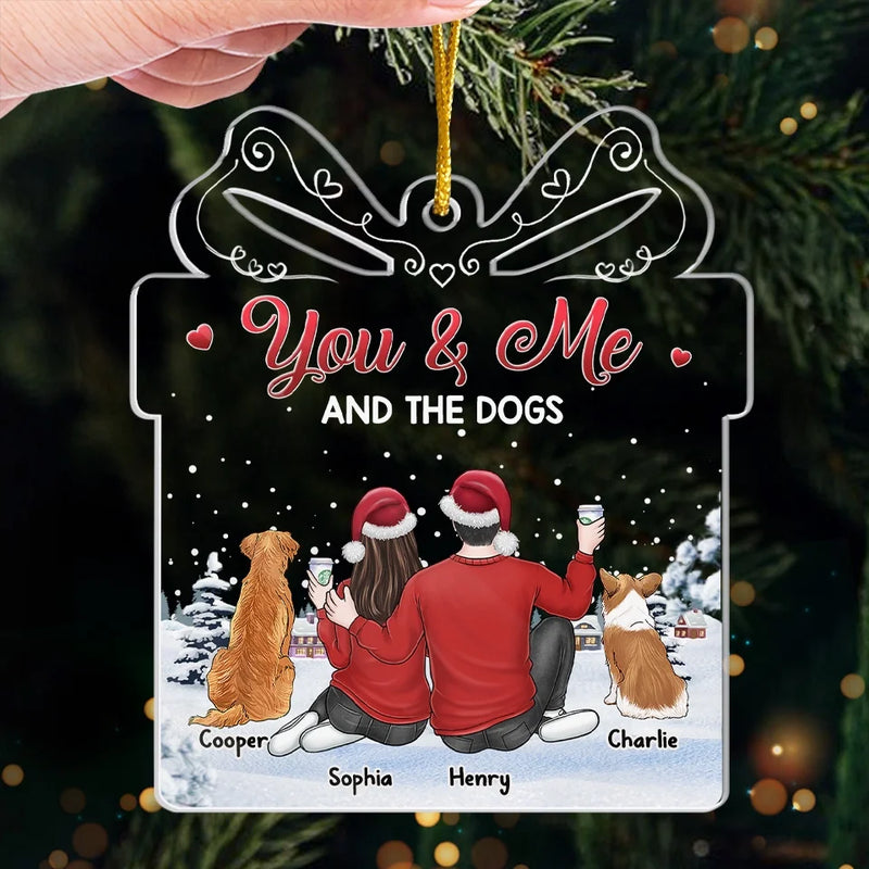 My Family Is Like Having Christmas Every Day - Dog & Cat Personalized Custom Ornament - Acrylic Custom Shaped - Christmas Gift For Husband Wife, Pet Owners, Pet Lovers