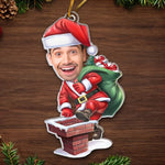 Custom Photo Christmas Eve Is Family Night - Family Personalized Custom Ornament - Acrylic Custom Shaped - Christmas Gift For Family Members