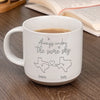 Always Under The Same Sky - Bestie Personalized Custom Pottery Mug - Gift For Best Friends, BFF, Sisters
