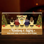 Custom Name Christmas Gifts for Brothers and Sisters - Personalized Acrylic Letters Night Light