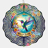 In Loving Memory, Your Light Shines On - Memorial Personalized Custom Wind Spinner - Sympathy Gift For Family Members