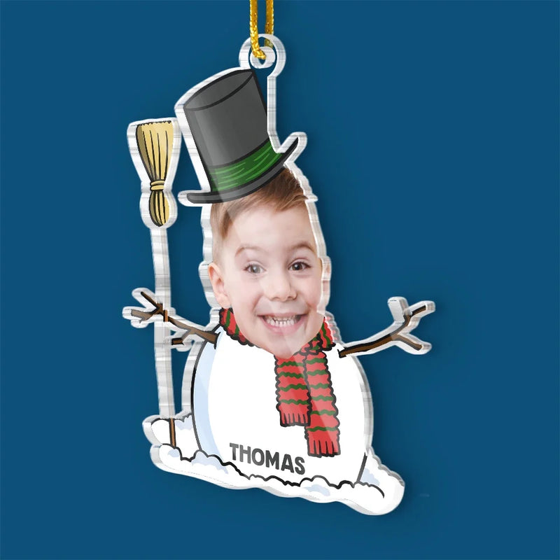 Custom Photo Our Pride And Christmas Joy - Family Personalized Custom Ornament - Acrylic Custom Shaped - Christmas Gift For Baby Kids, Newborn Baby
