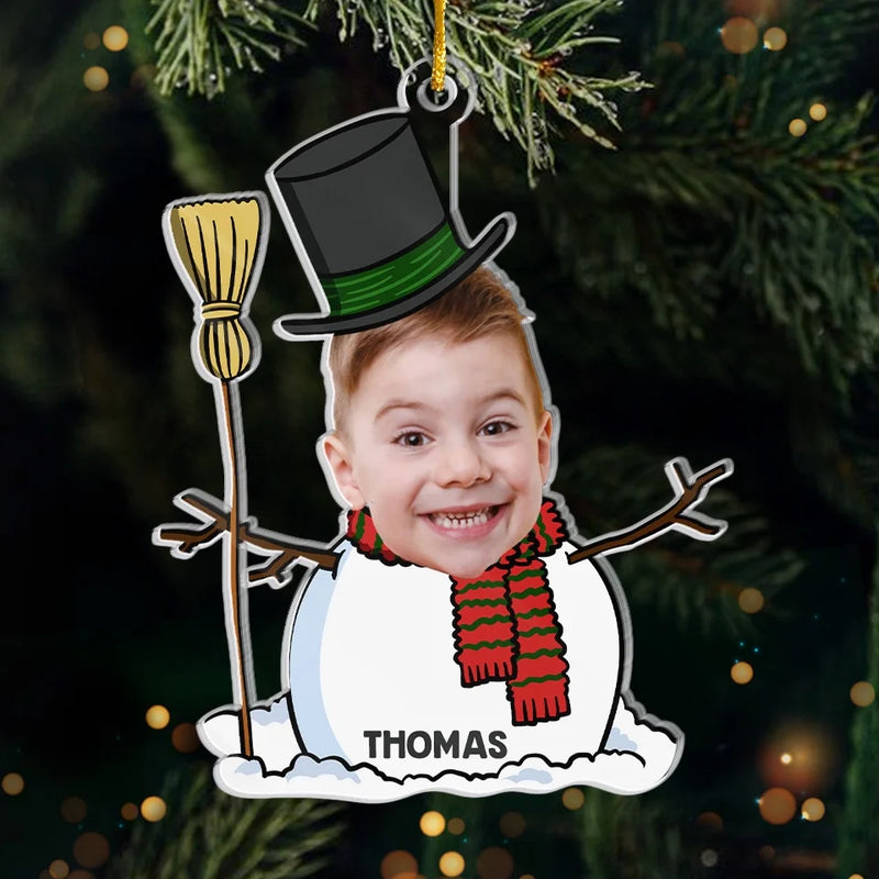 Custom Photo Our Pride And Christmas Joy - Family Personalized Custom Ornament - Acrylic Custom Shaped - Christmas Gift For Baby Kids, Newborn Baby