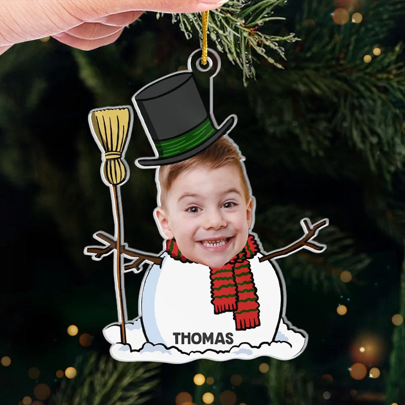 Custom Photo Our Pride And Christmas Joy - Family Personalized Custom Ornament - Acrylic Custom Shaped - Christmas Gift For Baby Kids, Newborn Baby