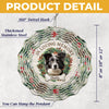 Custom Photo May The Winds Of Heaven Blow Softly - Memorial Personalized Custom Wind Spinner - Sympathy Gift, Christmas Gift For Pet Owners, Pet Lovers