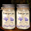 Distance Means Little When Someone Means So Much - Bestie Personalized Custom Mason Jar Light - Gift For Best Friends, BFF, Sisters