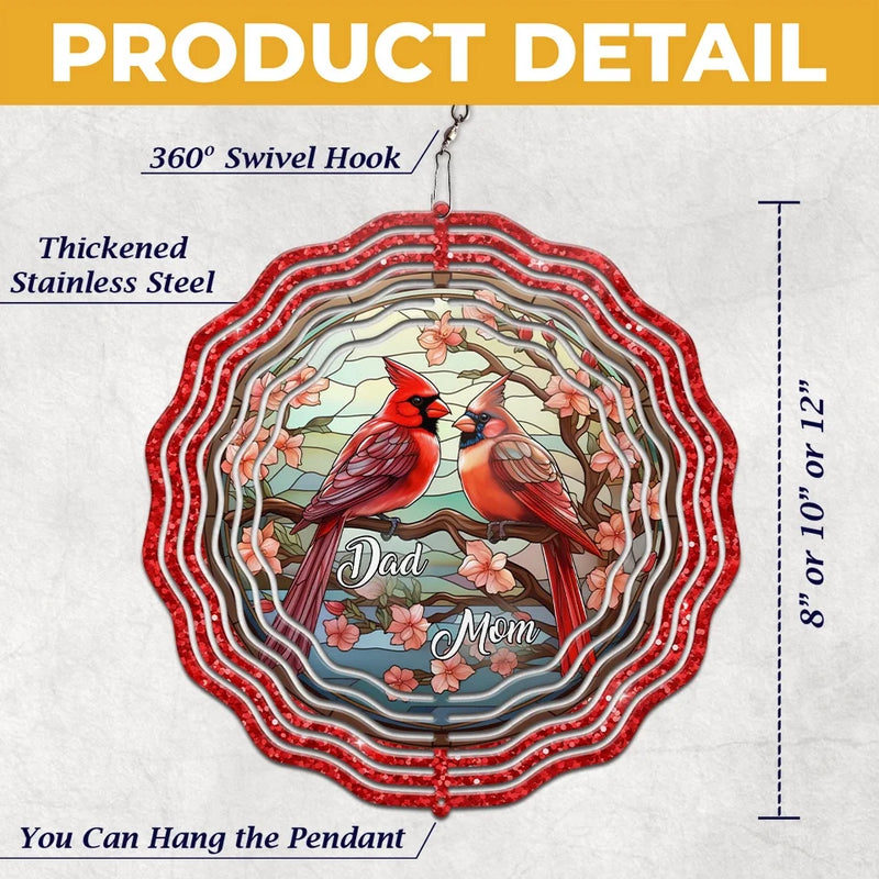 Memories Can Bring Comfort Even In The Toughest Times - Memorial Personalized Custom Wind Spinner - Sympathy Gift For Family Members