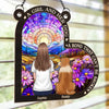 Some Angels Choose Fur Instead Of Wings - Memorial Personalized Window Hanging Suncatcher Ornament - Sympathy Gift For Pet Owners, Pet Lovers