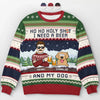 J'ai besoin d'une bière - Sweat-shirt personnalisé pour chien et chat - Pull en laine unisexe - Cadeau de Noël pour les propriétaires et les amoureux des animaux