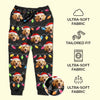 Custom Photo Furry Kisses And Christmas Wishes - Dog & Cat Personalized Custom Unisex Sweatpants - Christmas Gift For Pet Owners, Pet Lovers