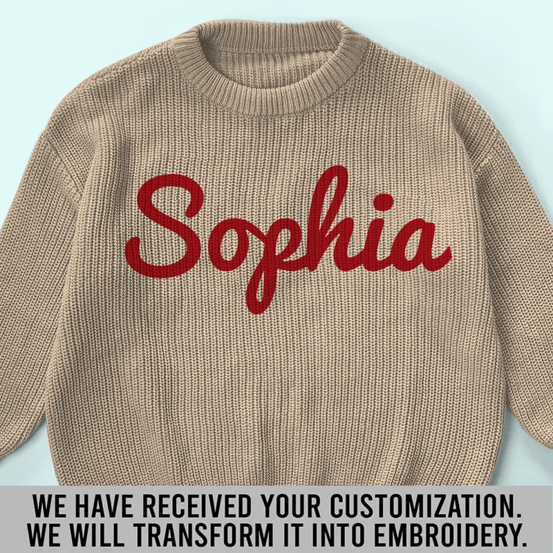 You Are My Sunshine - Family  Personalized Custom Baby Embroidered Sweatshirt - Gift For Baby Kids, Newborn Baby