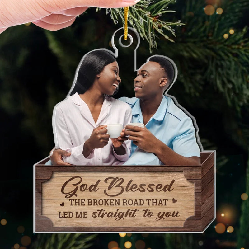 Custom Photo You Make Me Love Christmas Even More Than I Already Do  - Couple Personalized Custom Ornament - Acrylic Custom Shaped - Christmas Gift For Husband Wife, Anniversary
