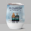 Every Drink Is A Reminder Of Our Strong Family Bond - Family Personalized Custom Wine Tumbler - Christmas Gift For Family Members, Siblings, Brothers, Sisters