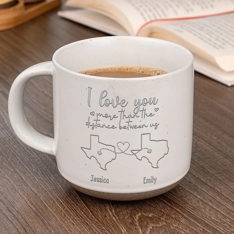 You And Me Are In This Together Always - Bestie Personalized Custom Pottery Mug - Gift For Best Friends, BFF, Sisters