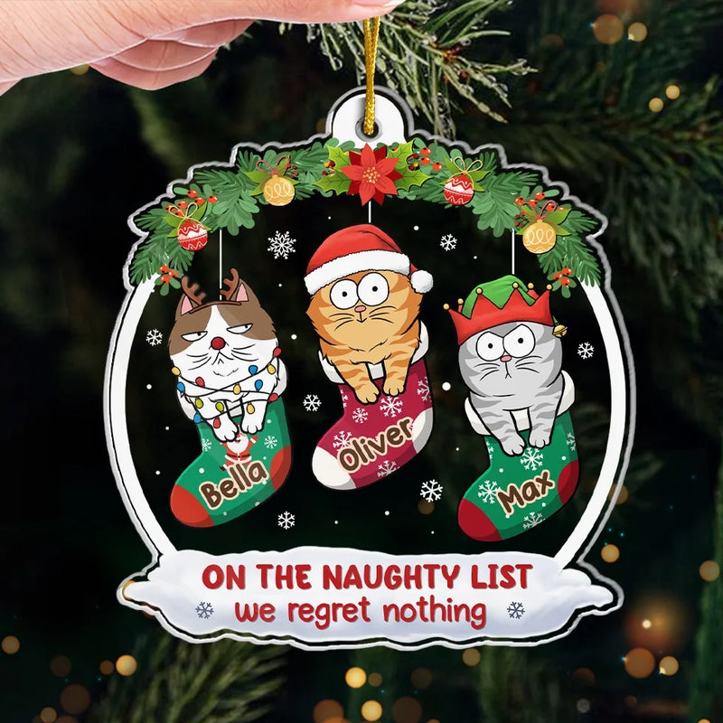 Every Meow Adds Magic To My Christmas - Cat Personalized Custom Ornament - Acrylic Custom Shaped - Christmas Gift For Pet Owners, Pet Lovers