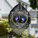 Forever In Our Thoughts - Memorial Personalized Custom Wind Spinner - Sympathy Gift For Family Members