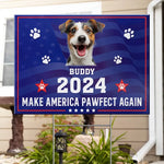 Custom Photo Furry Friend, My Vote's For You - Dog & Cat Personalized Custom Yard Sign - New Arrival, Gift For Pet Owners, Pet Lovers AMZ