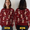 Custom Photo Memories Are Made When We All Get Together - Family Personalized Custom Ugly Sweatshirt - Unisex Wool Jumper - Christmas Gift For Mom, Grandma