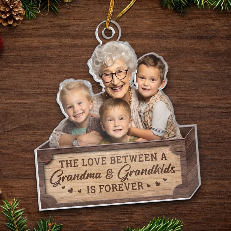 Custom Photo We Create The Best Holiday Memories - Family Personalized Custom Ornament - Acrylic Custom Shaped - Christmas Gift For Grandma, Grandpa