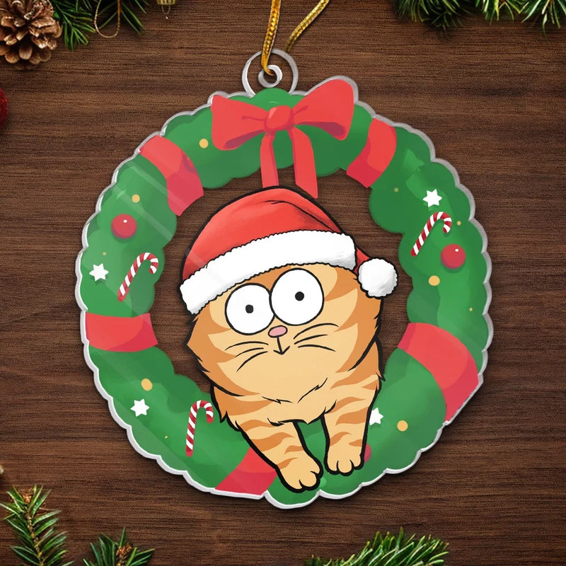 A Unique Way To Remember Your Beloved Cat This Holiday - Cat Personalized Custom Ornament - Acrylic Custom Shaped - Christmas Gift For Pet Owners, Pet Lovers