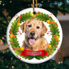 Custom Photo Keep Your Pet Close To Your Heart This Christmas - Dog & Cat Personalized Custom Ornament - Ceramic Round Shaped - Christmas Gift For Pet Owners, Pet Lovers