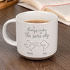 Always Under The Same Sky - Couple Personalized Custom Pottery Mug - Gift For Husband Wife, Anniversary