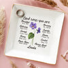 Life Is Better With True Friends Like You By My Side - Bestie Personalized Custom Jewelry Dish - Gift For Best Friends, BFF, Sisters