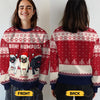 Santa Paws Is Coming To Town - Dog Personalized Custom Ugly Sweatshirt - Unisex Wool Jumper - Christmas Gift For Pet Owners, Pet Lovers