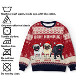 Santa Paws Is Coming To Town - Dog Personalized Custom Ugly Sweatshirt - Unisex Wool Jumper - Christmas Gift For Pet Owners, Pet Lovers