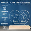 Together Under One Sky - Couple Personalized Custom Shaped 3D LED Light - Gift For Husband Wife, Anniversary