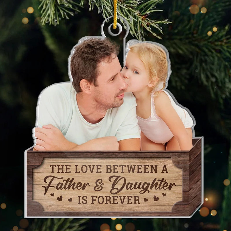 Custom Photo My Favorite Part Of Christmas Is Family - Family Personalized Custom Ornament - Acrylic Custom Shaped - Christmas Gift For Family Members