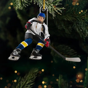 Photo personnalisée Noël est partout - Décoration personnalisée en acrylique - Cadeau de Noël pour les amateurs de sport et les sportifs