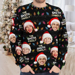 Custom Photo Christmas Family Gifts - Personalized Sweatshirt