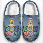 Christmas Is Paws-Down The Best - Dog & Cat Personalized Custom Fluffy Slippers - Christmas Gift For Pet Owners, Pet Lovers