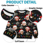 Custom Photo Christmas Family Gifts - Personalized Sweatshirt