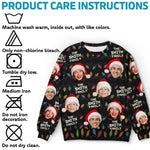 Custom Photo Christmas Family Gifts - Personalized Sweatshirt