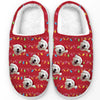 Custom Photo This Christmas, Don't Spend It Alone - Dog & Cat Personalized Custom Fluffy Slippers - Christmas Gift For Pet Owners, Pet Lovers